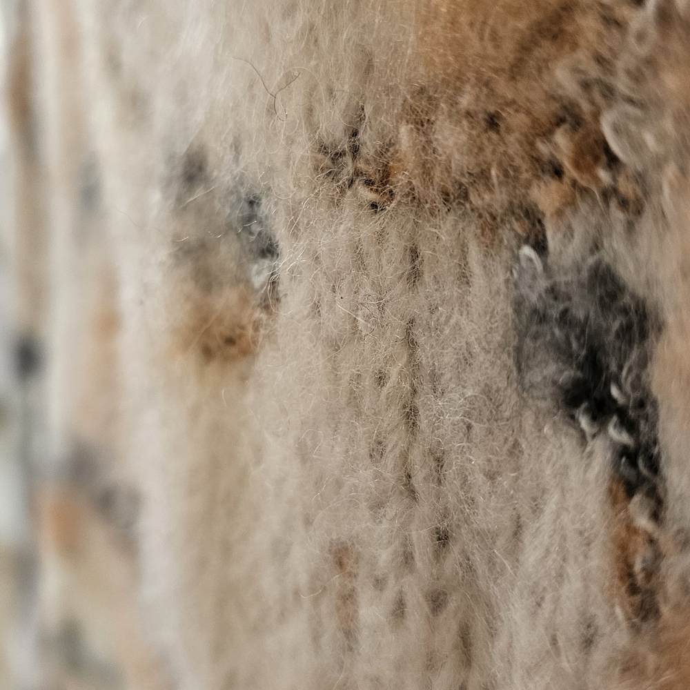 Free People Gather Me Close Cardigan XS Textured Bouclé in Gray, Cream & Tan - Picture 8 of 11
